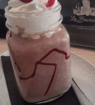 Batido De Chocolate Y Frambuesa