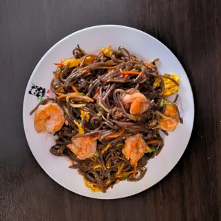 J139 Soba con gamberi