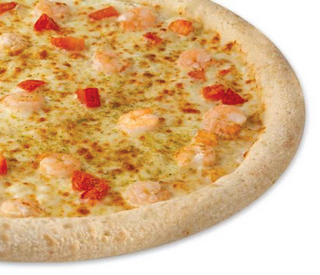 Пицца Сливочная с креветками на традиционном тесте 40 см 