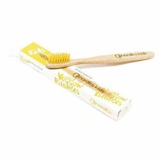 Cepillo Dental Bambu Niños Amarillo Nordics