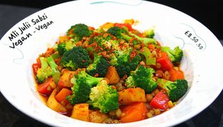 Mili juli sabzi vegan