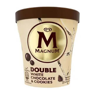 Tarrina De Magnum De Chocolate Blanco Cookies (400 G.)