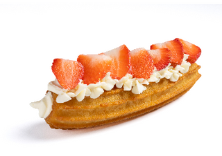 CHURRO CHOCO BLANCO CON FRESAS
