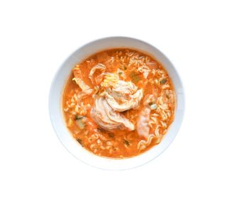 Рамьон с Манду и яйце