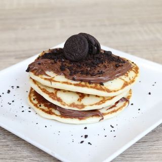 Tortitas con chocolate