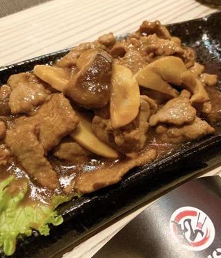 175. Manzo funghi bambu