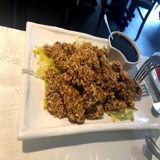 Pollo Frito Almendrado