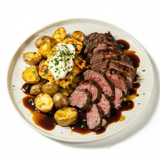 Plato barbacoa