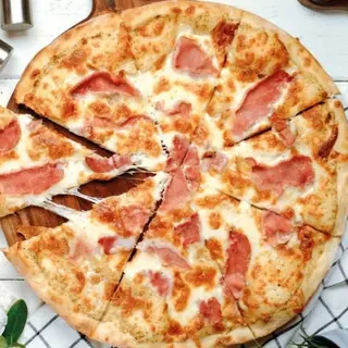 Pizza bacon y queso 