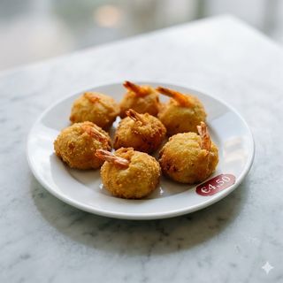 Polpette di gamberi fritti - 4 pezzi