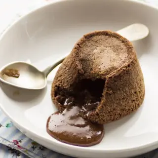Coulant dw chocolate negro con Helado