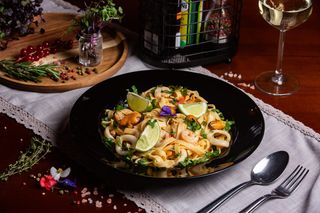 Tagliatelle con frutti di mare