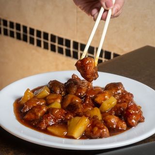 Costillas De Cerdo Agridulces Con Piña