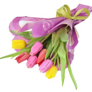 Buchet 7 lalele colorate 