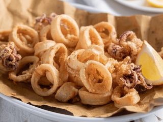 Smażone kalmary  Frittura di Calamari