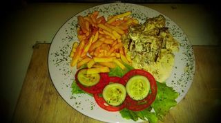 Biftek u sosu od gljiva