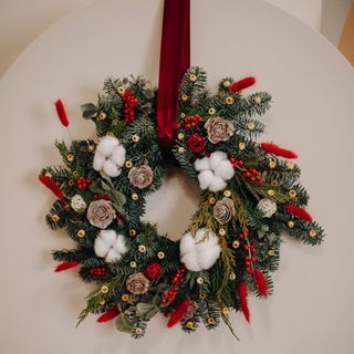 Coronita de Craciun cu brad natural