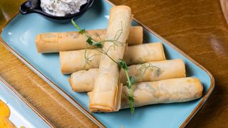 Спринг - роллы с курицей 