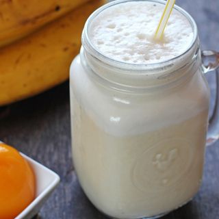 Milkshake De Plátano Y Dulce De Leche