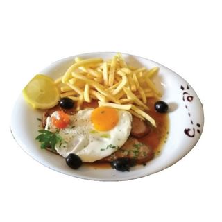 Bife à Portuguesa com Aguardente Lourinhã