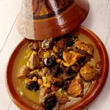 Tagine de Gigot d'Agneau aux Pruneaux