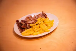 Pluma de ibérico de bellota a la brasa