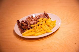 Pluma de ibérico de bellota a la brasa