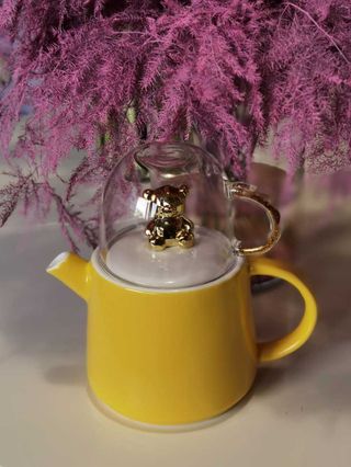 Set ceainic ursulet Tea for One Yellow