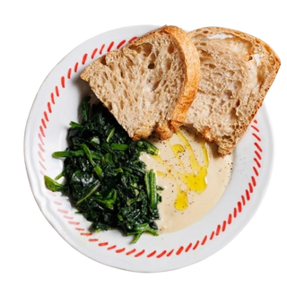 Hummus e cavolo nero 