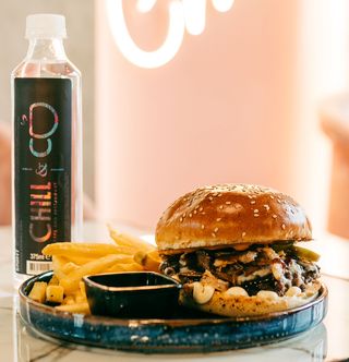 Chili & Co Premium Burger with Fries