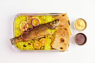 Рыба СИБАС на углях по арабский (800гр)