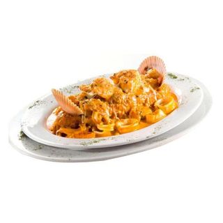 Tacu Tacu En Salsa De Mariscos