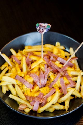 Batata com Cheddar e Bacon