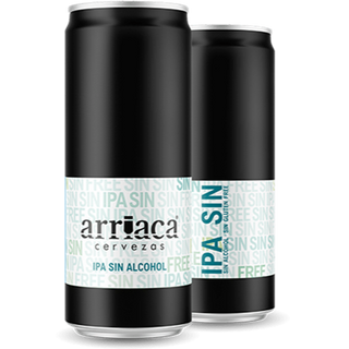 Arriaca IPA sin alcohol. Lata 33cl
