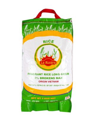 Riz Long Cambodge 5x5kg