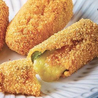 JALAPEÑO VERDE relleno CON QUESO CHEDDAR 6 unidades 