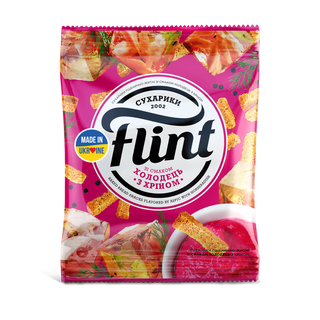 Сухарі Flint Холодець Хрін 110г