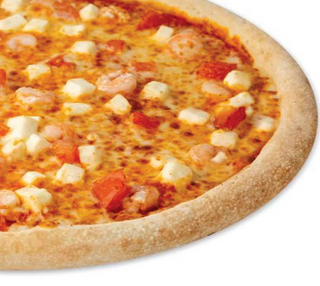 Пицца Томатная с креветками на традиционном тесте 40 см 