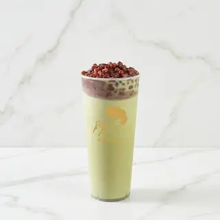 Red Bean Pudding Matcha