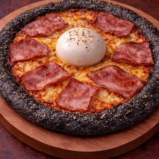 მოცარელას ბურთებით და ლორით 28სმ