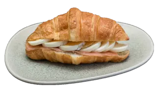 Croissant losos i jaja