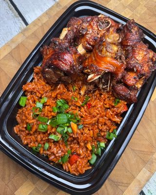 Jollof Rice & Protein