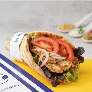 Pita de halloumi