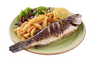 SPIGOLA CON PATATINE FRITTE