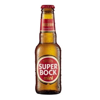 Cerveja Com Álcool Mini Super Bock Garrafa 20 cl