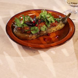 გამომცხვარი ბადრიჯანი ბაჟეთი