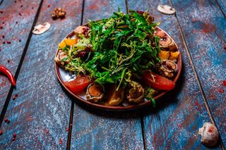 Салат с семгой 