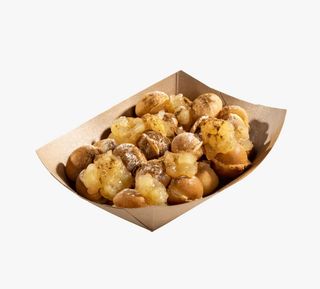 Mini gogosi cu mar copt si scortisoara