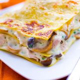 Lasagnes-au-Poulet-Jambon-aux-Champignons