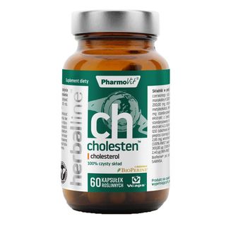 Cholesten z dodatkiem BioPerine 60 kapsułek Vcaps PharmoVit Herballine